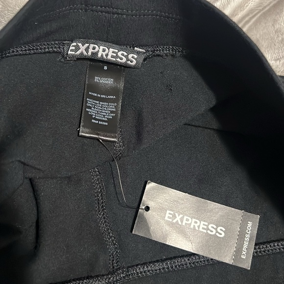 Express Sexy Cut Out Black Leggings Size Small - Picture 6 of 8